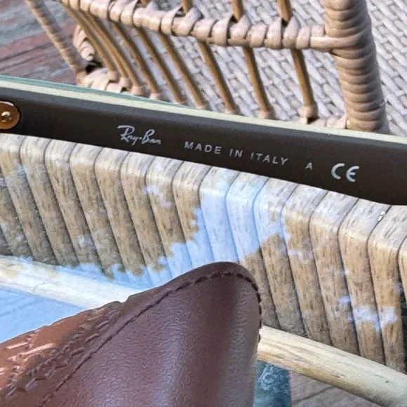 Ray-Ban Gold and Brown Sunglasses with Case.RB 30-16-M 1179 51*21 3N - Picture 4 of 5